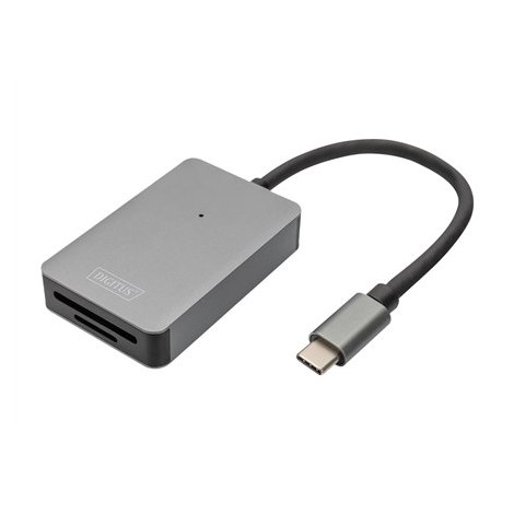 Czytnik kart DIGITUS USB-C, 2 porty, szybki Digitus